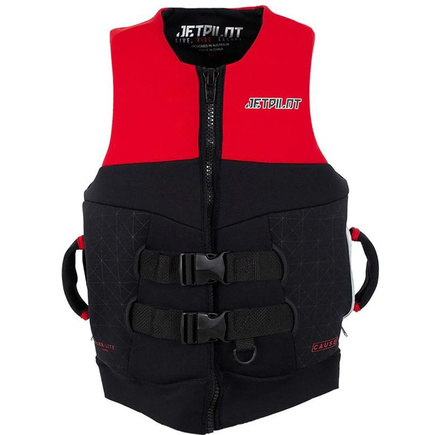 2024 JETPILOT CAUSE SUPERGRIP VEST  - RED