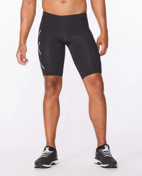 2XU Mens Core Compression Shorts - Black/Silver