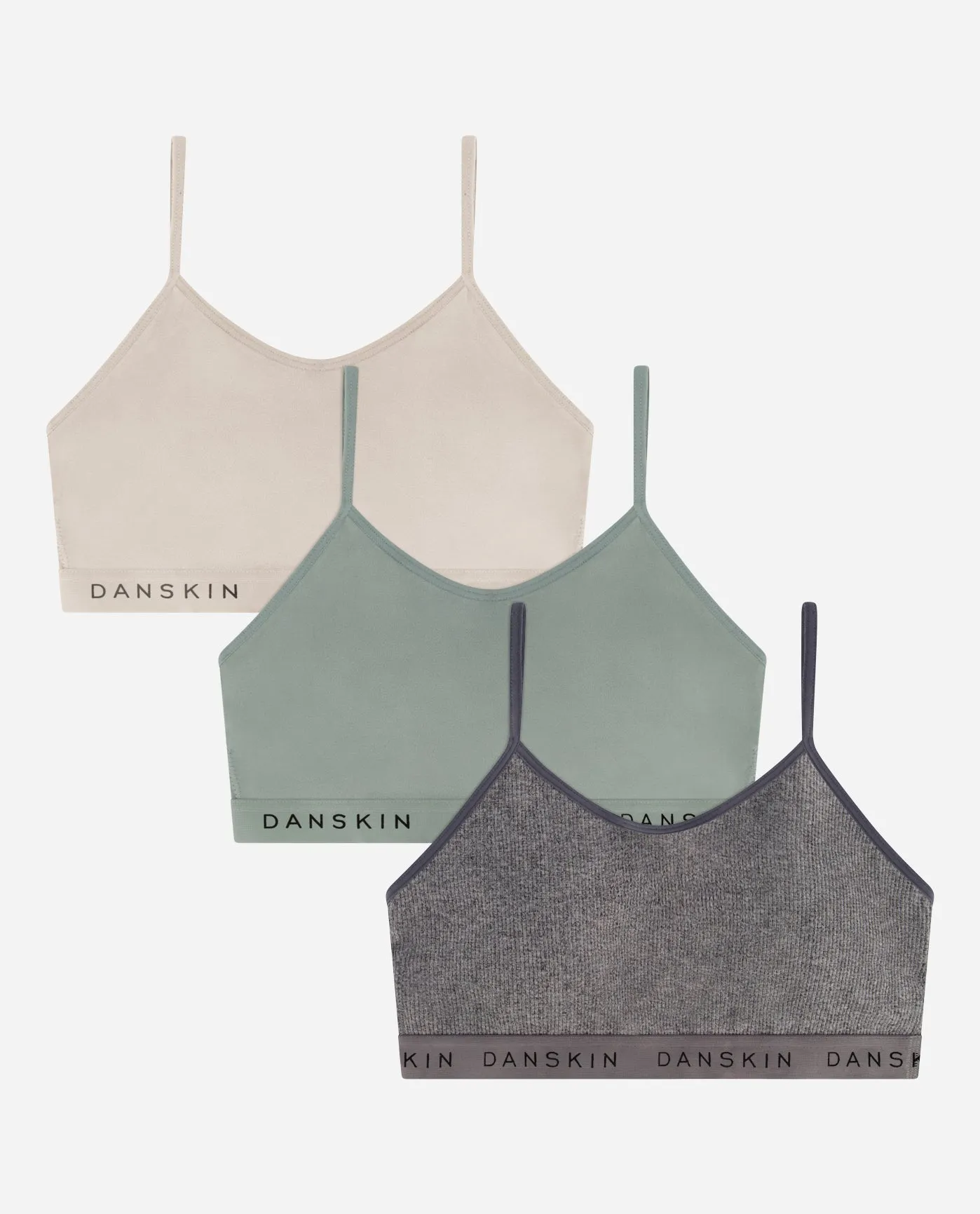 3-Pack Seamless Bra with Logo