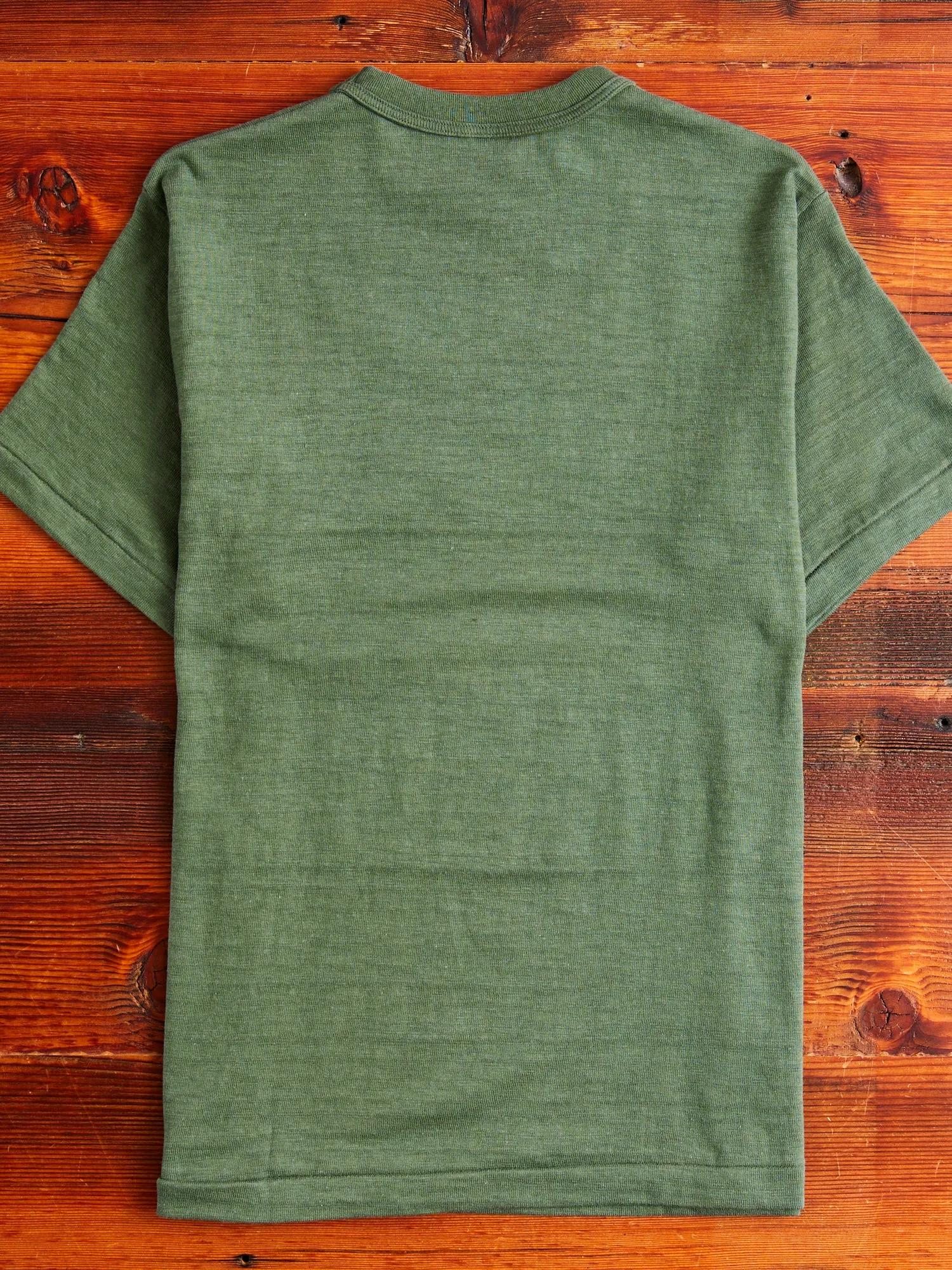 4601 Loopwheel Tee in Green