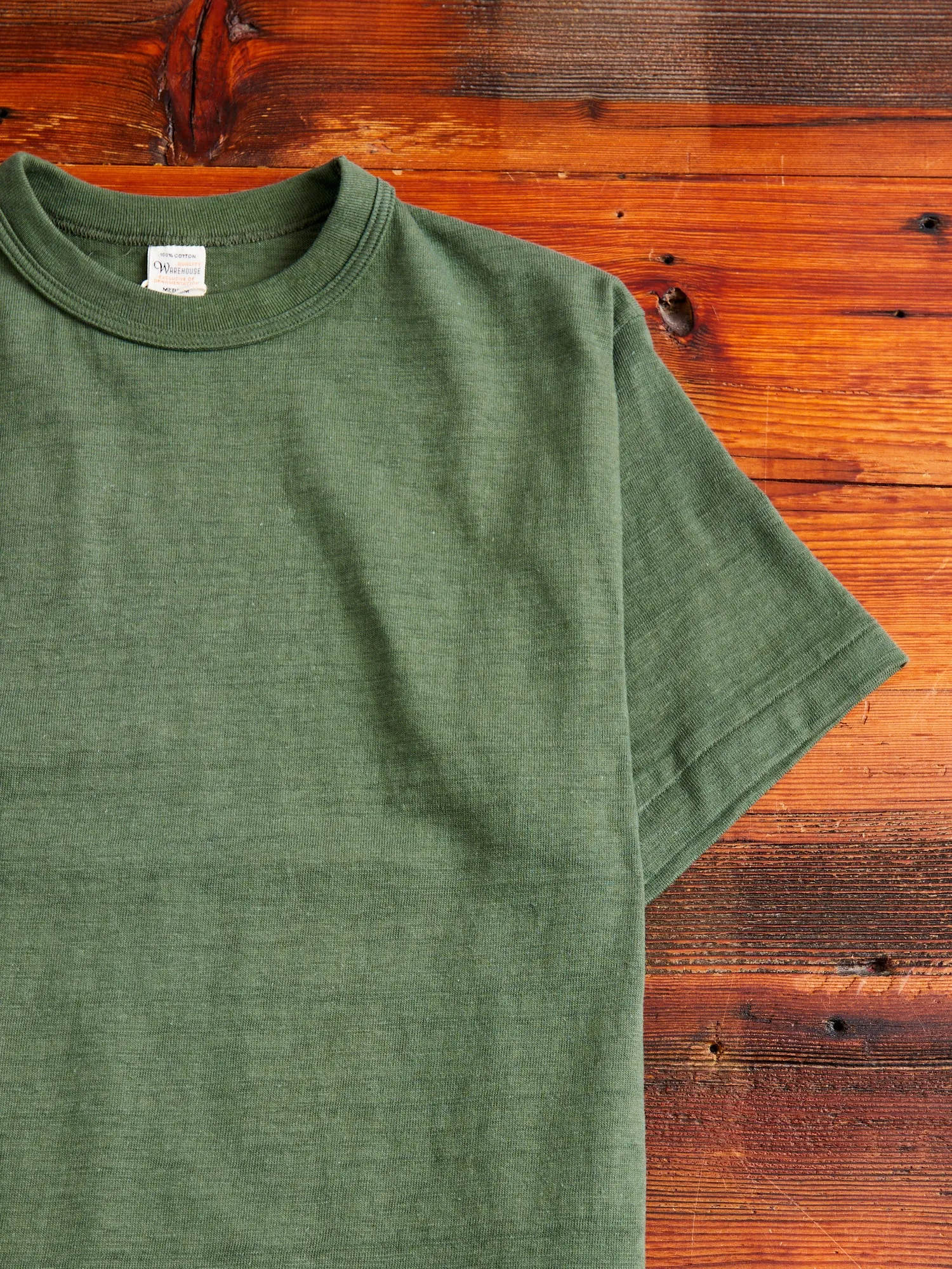 4601 Loopwheel Tee in Green