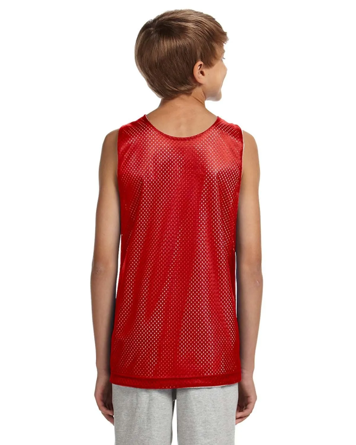 A4 N2206 Youth Reversible Mesh Tank