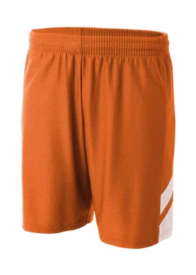 A4 NB5178 Fast Break Youth Short - Orange White