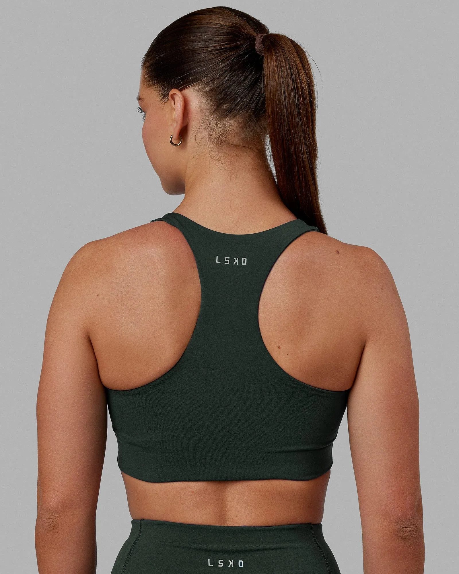 Ace Long Line Bra - Vital Green