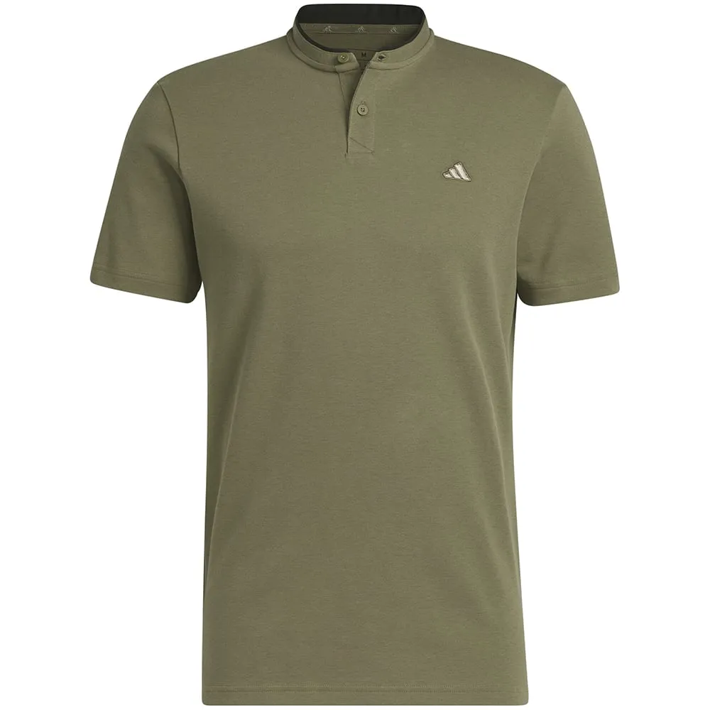 adidas Go-To Henley Polo Shirt - Olive Strata