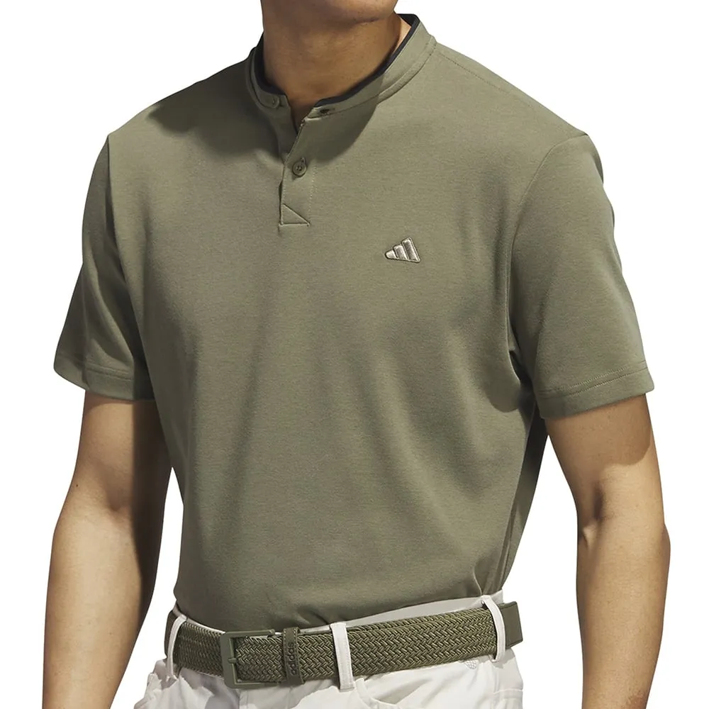 adidas Go-To Henley Polo Shirt - Olive Strata