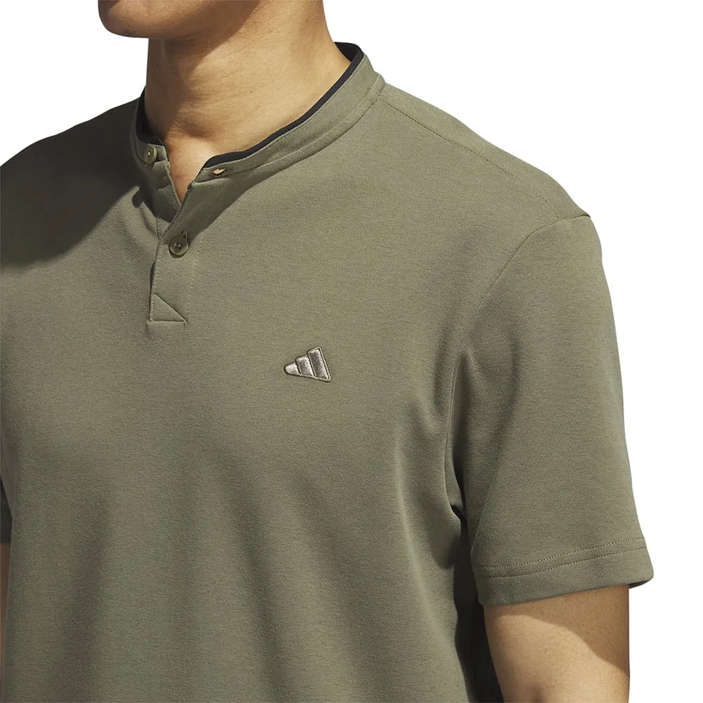 adidas Go-To Henley Polo Shirt - Olive Strata