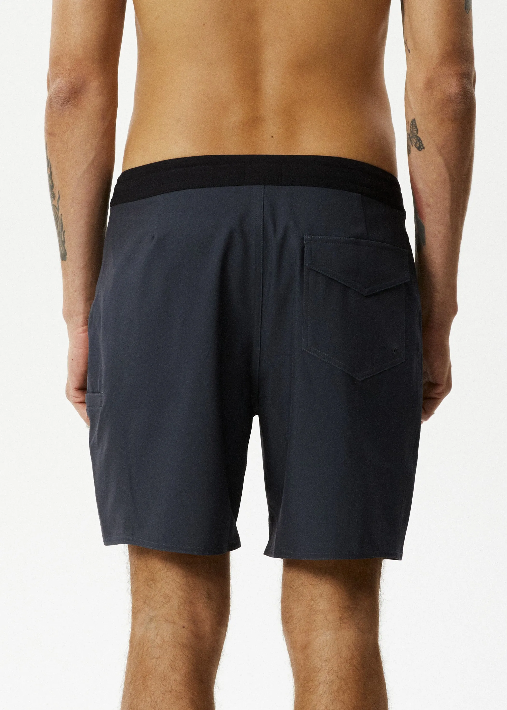 AFENDS Mens Graveyard - Surf Related Boardshorts 18" - Charcoal