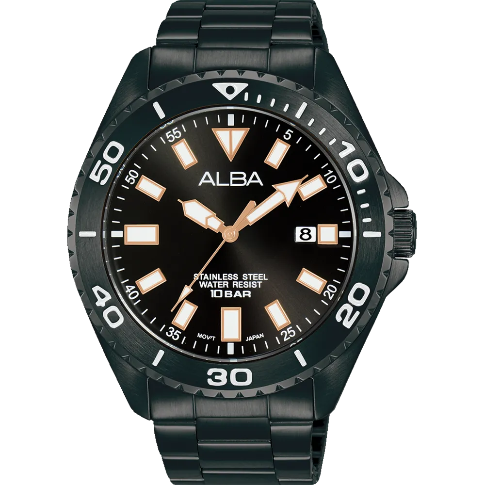 Alba Active Sports Stainless Steel Mens Watch AS9Q37X