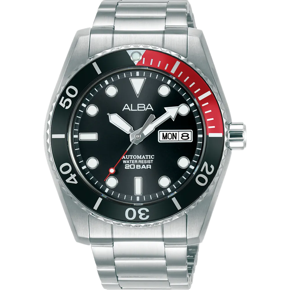 Alba Sports Automatic Black Dial Mens Watch AL4293X