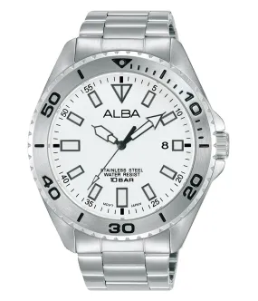 Alba Workman Sports Stainless Steel Mens Watch AS9Q45X