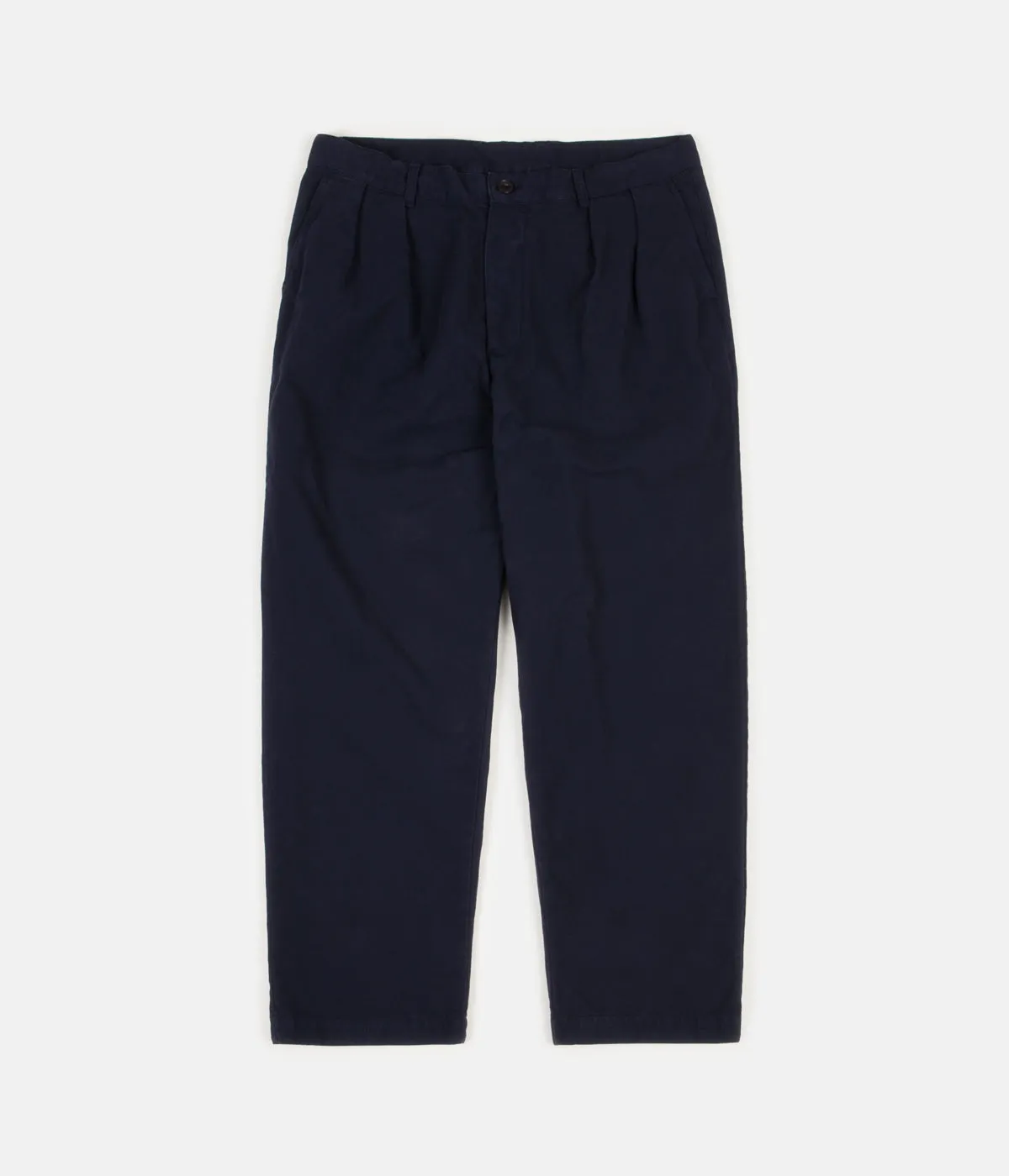 Albam Pleat Trousers - Navy