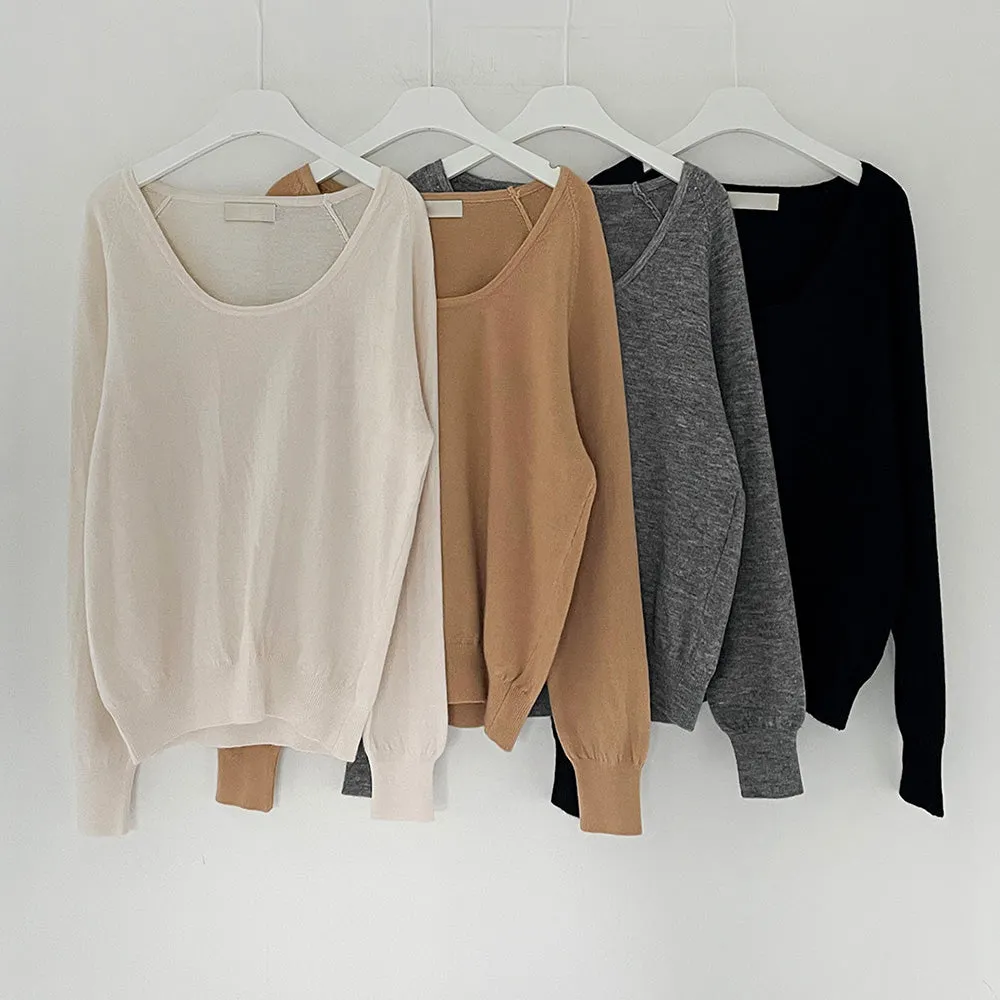 All Day Round Round Neck Knit