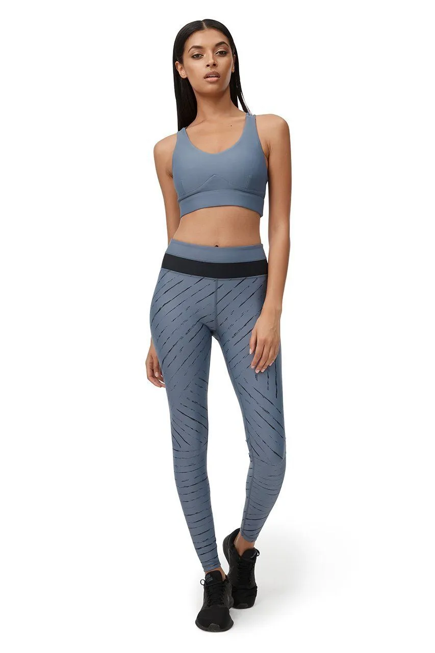 Allfenix Prana Sports Bra in Pale Blue Grey