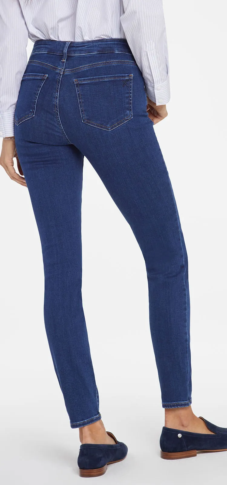 Ami Skinny Jeans Mediumblauw Premium Denim (Tall) | Quinn