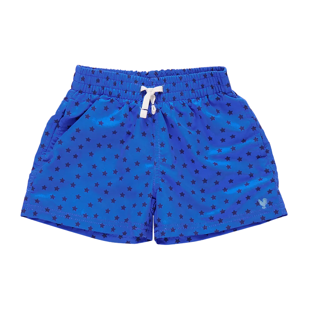 Baby Boys Swim Trunk - Blue Ditsy Stars