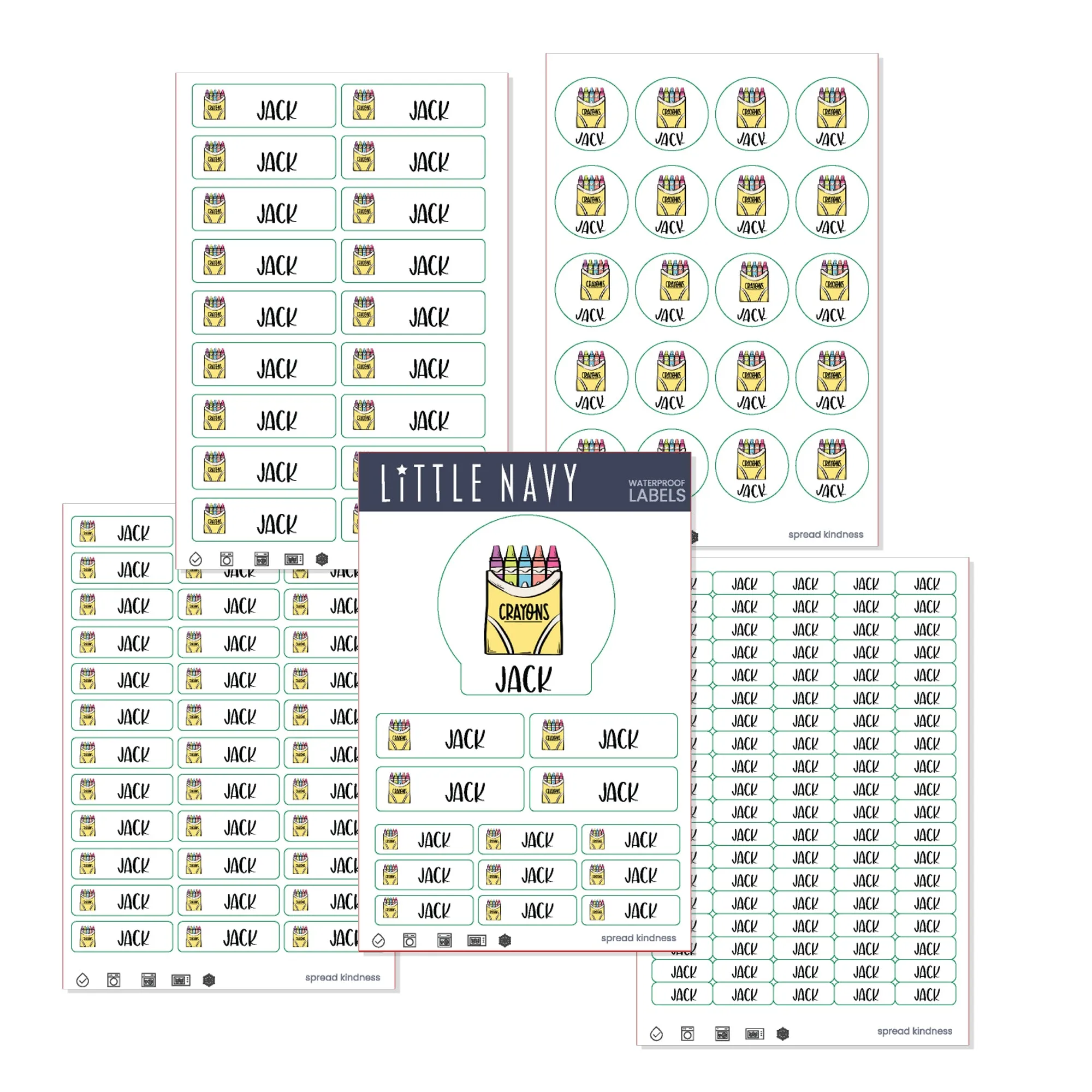 Back to School '24 - Ultimate Label Pack - 183 Waterproof Labels