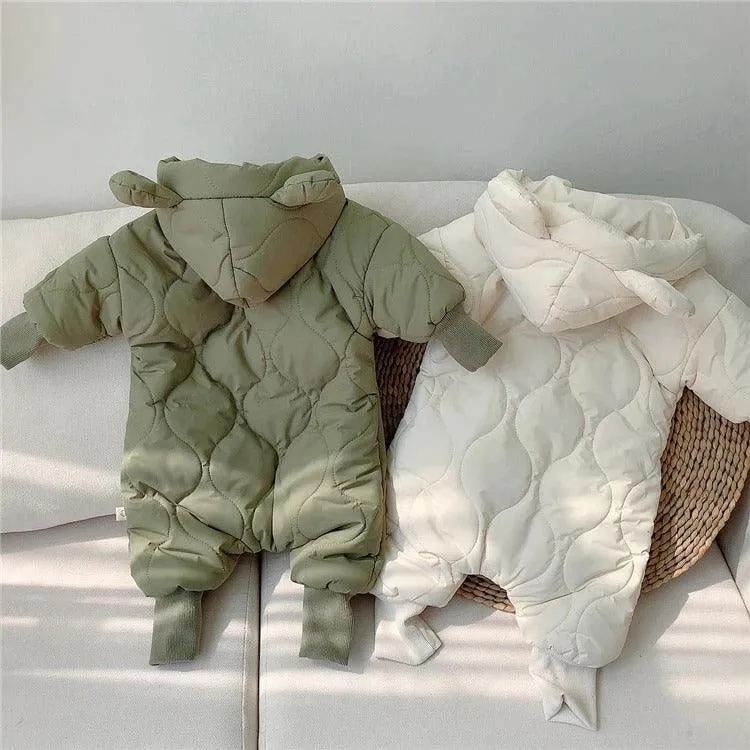 Bear Hooded Winter Jumpsuit