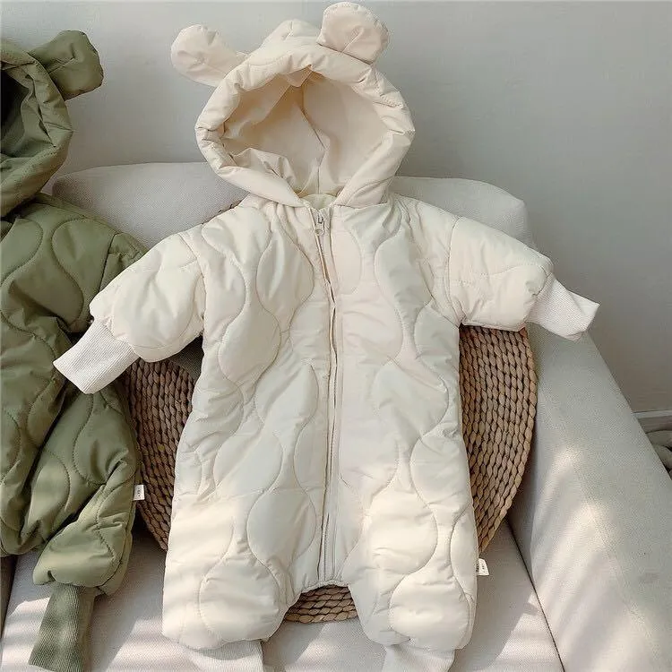 Bear Hooded Winter Jumpsuit