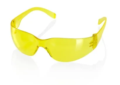 Beeswift Ancona Safety glasses Clear / Grey / Yellow (Pack Of 10) - Ctas