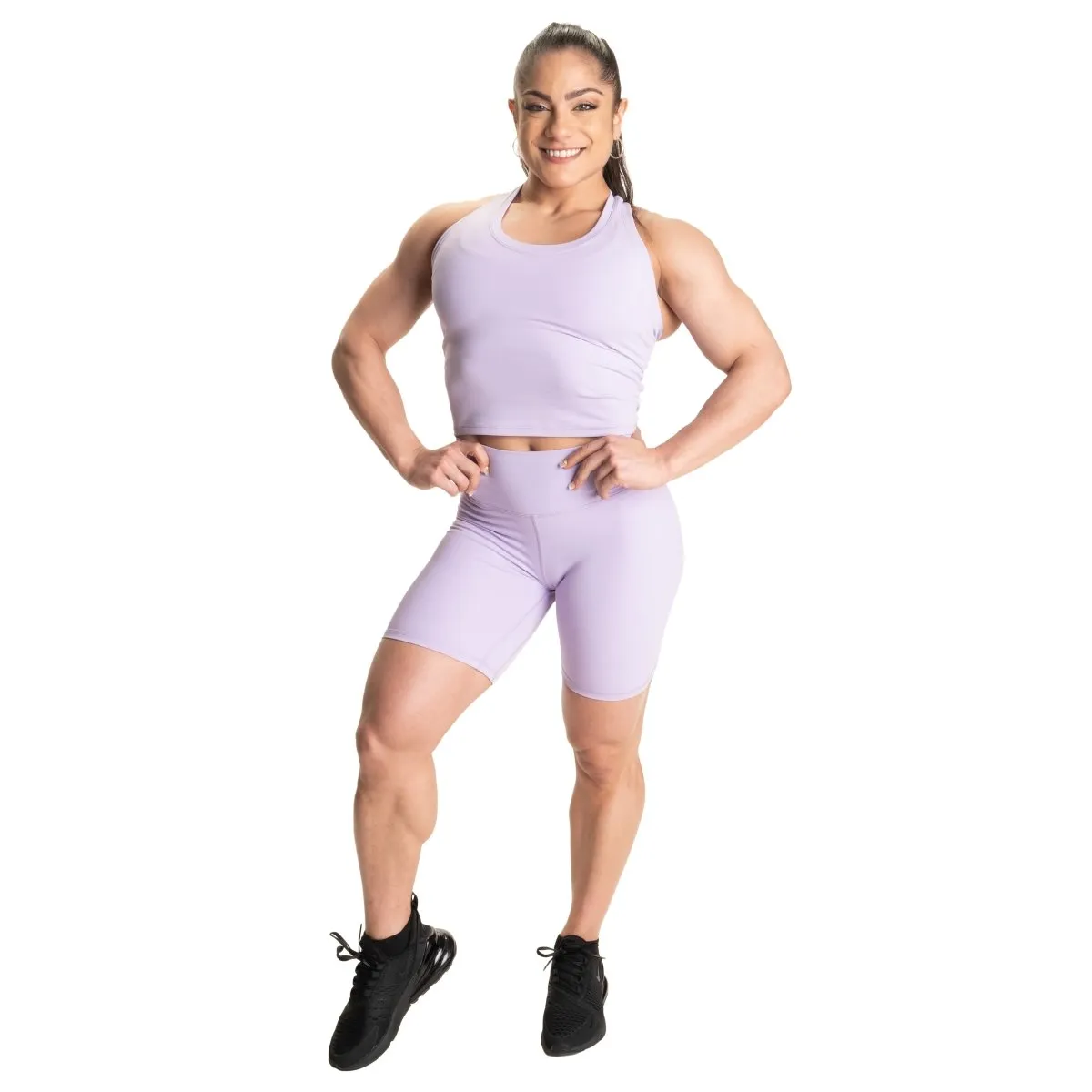 Better Bodies Core Biker Shorts - Cool Purple