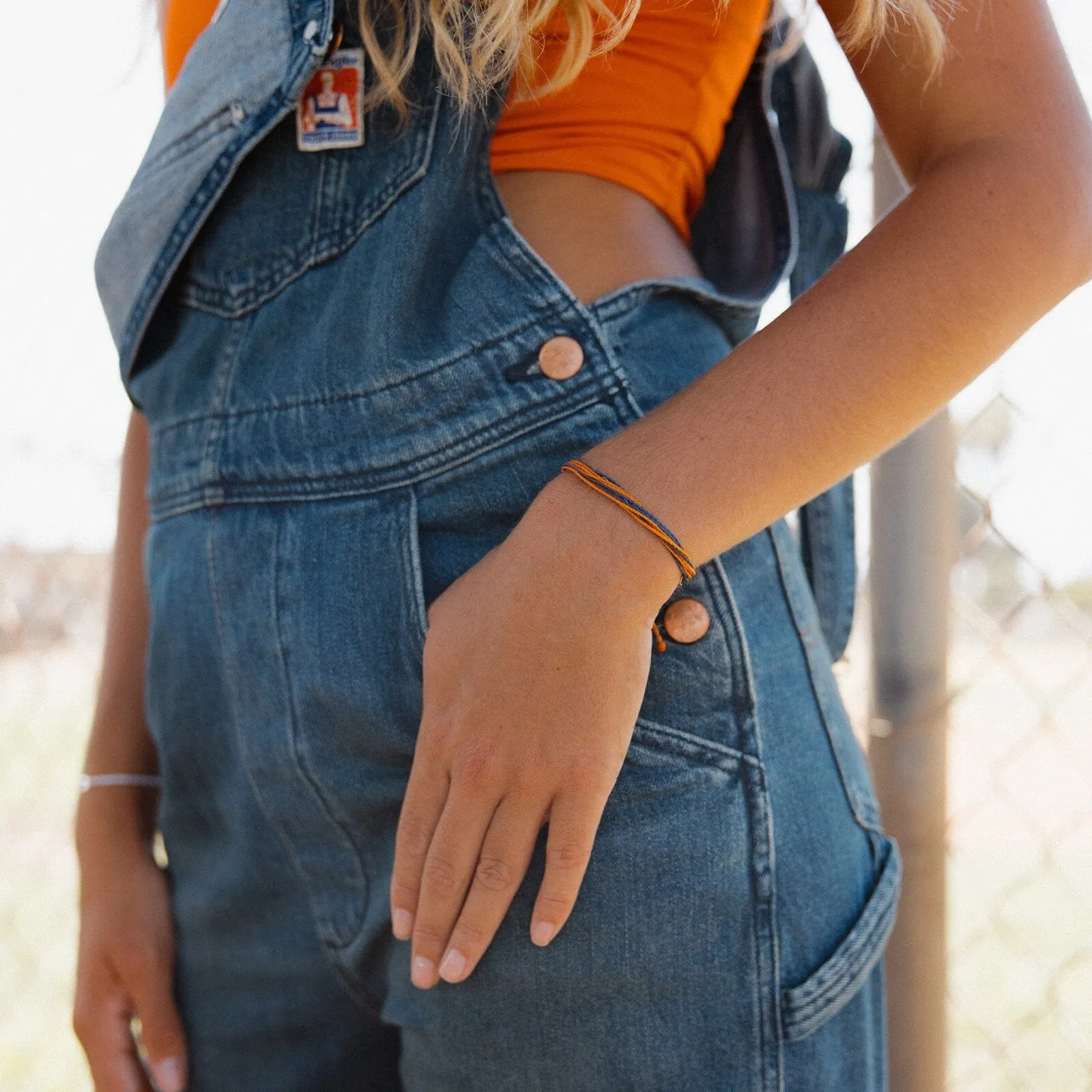 Blue & Orange Bracelet