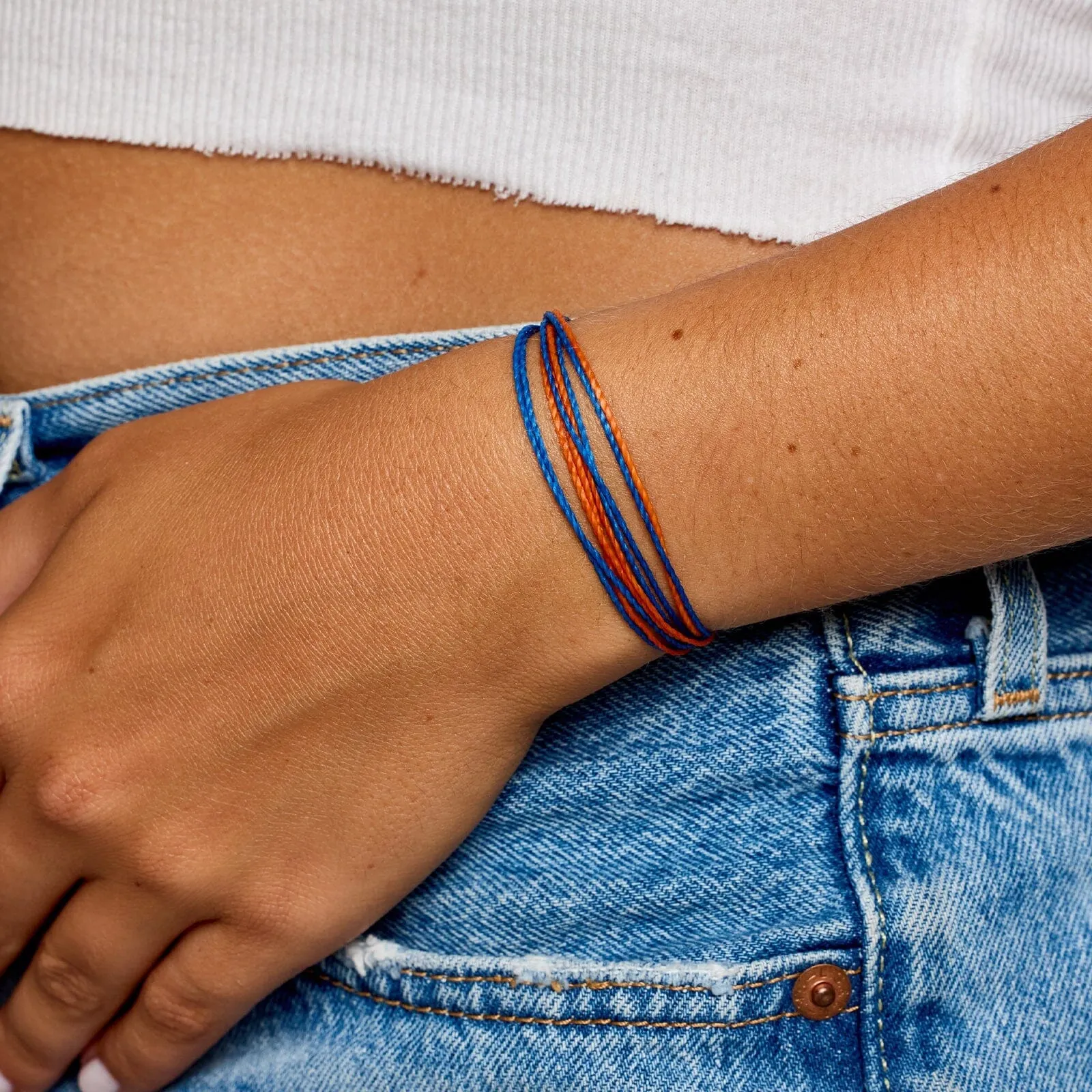 Blue & Orange Bracelet