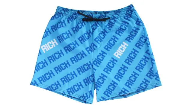 BLUE RICH MENS SWIM TRUNK