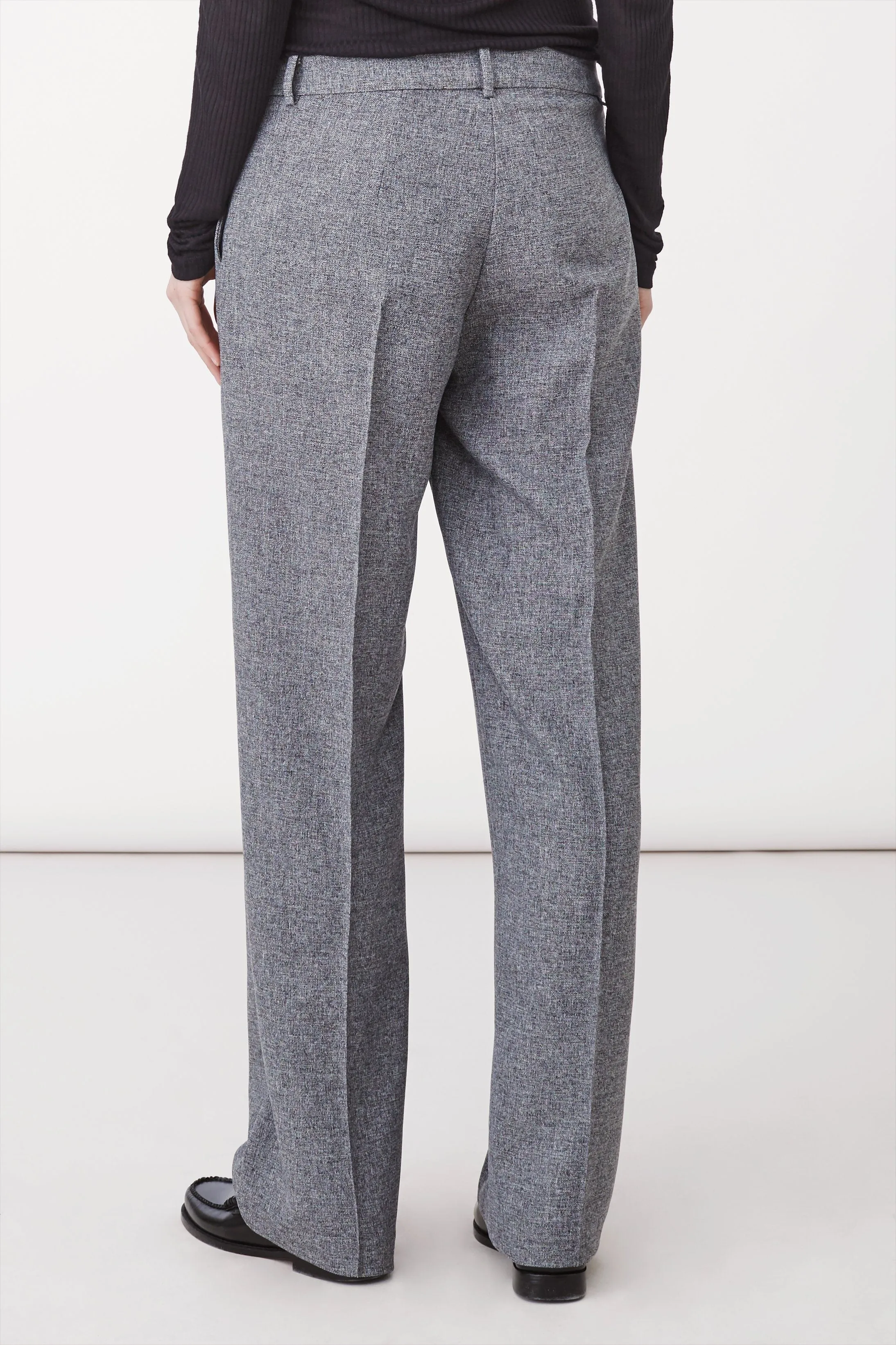 BORIS TROUSERS - GREY MELANGE