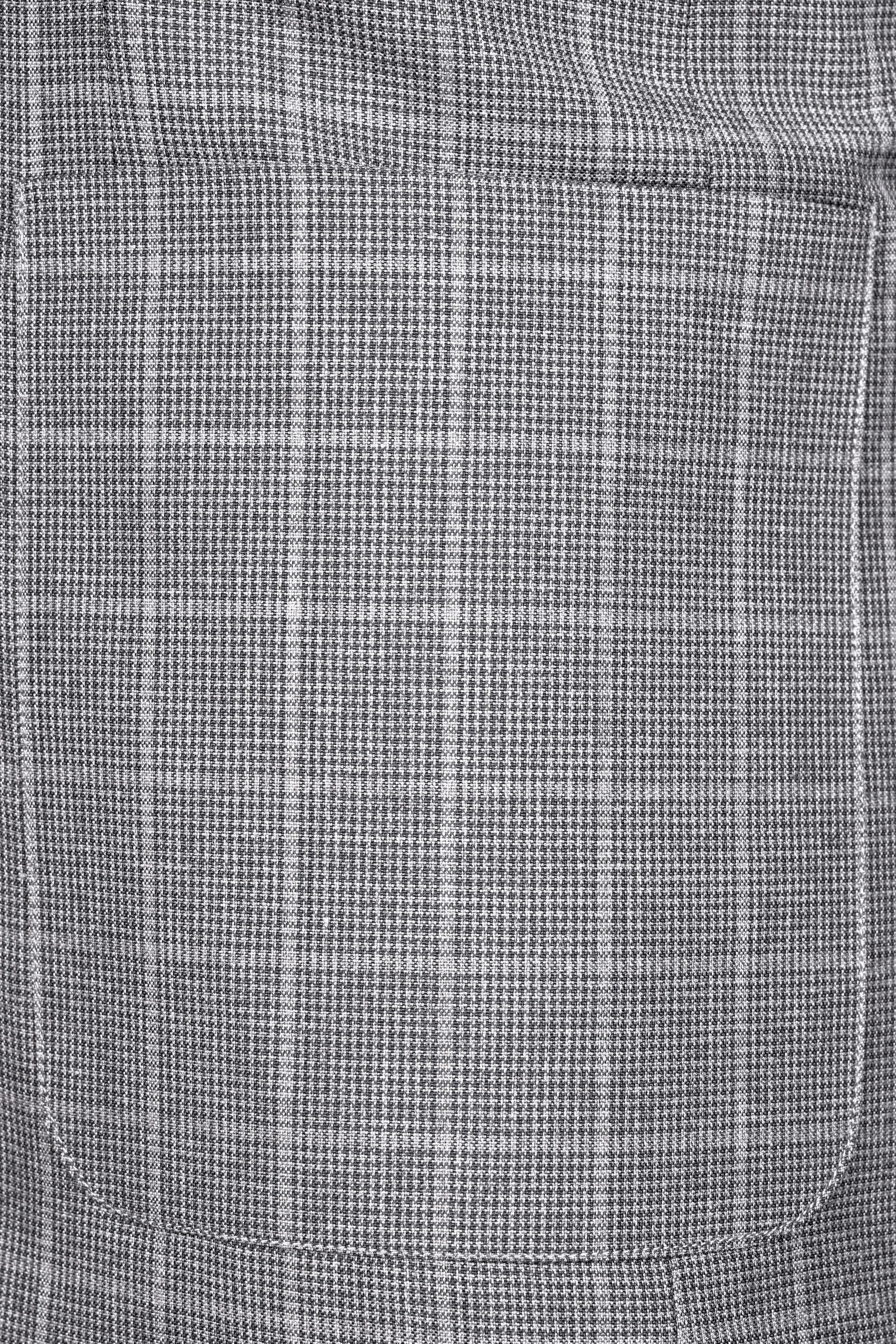 Boulder Gray Windowpane Wool Rich Sports Blazer