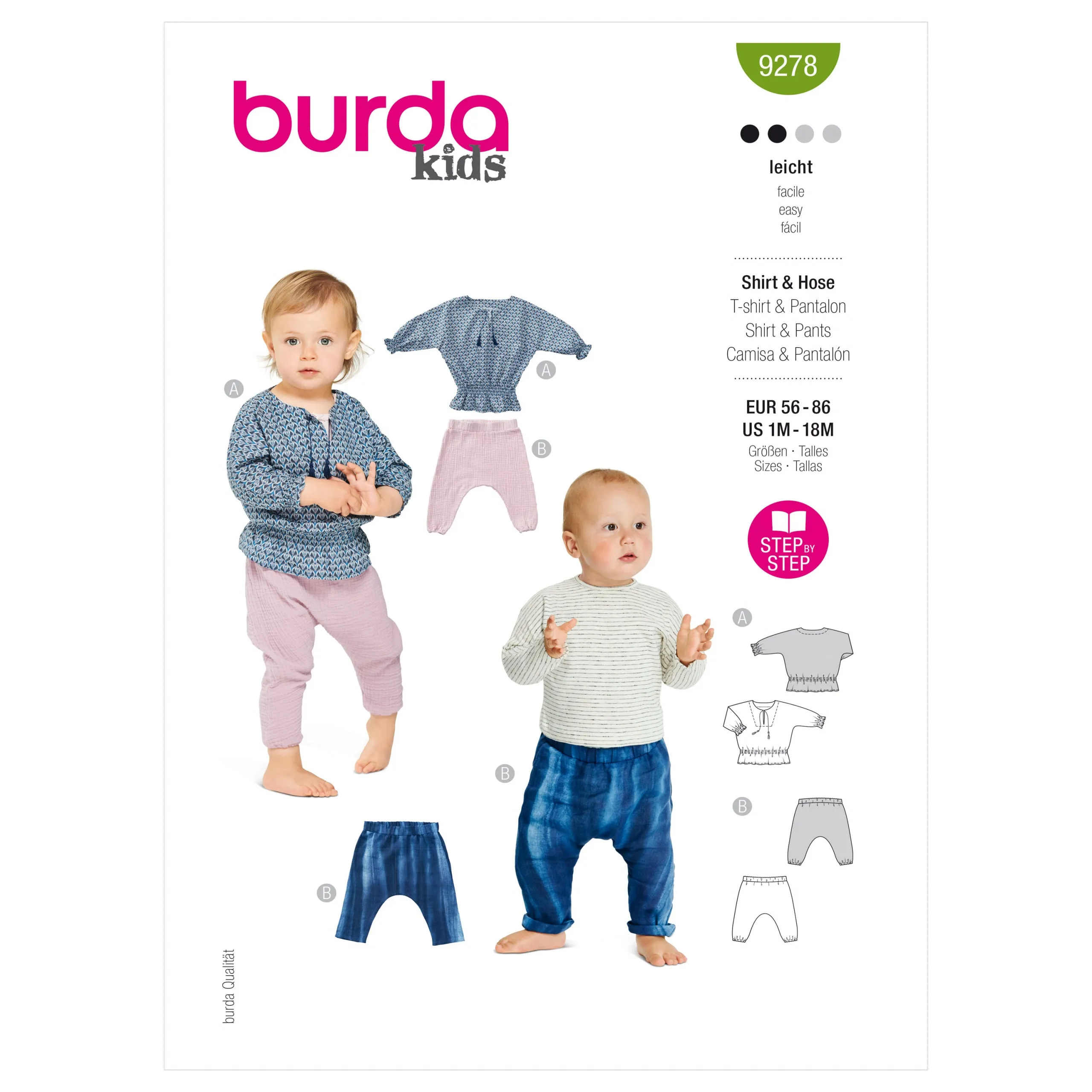 Burda Baby Top and Trousers 9278