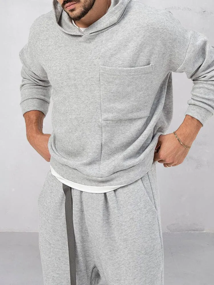 Casual Loose Athleisure Hoodie Set