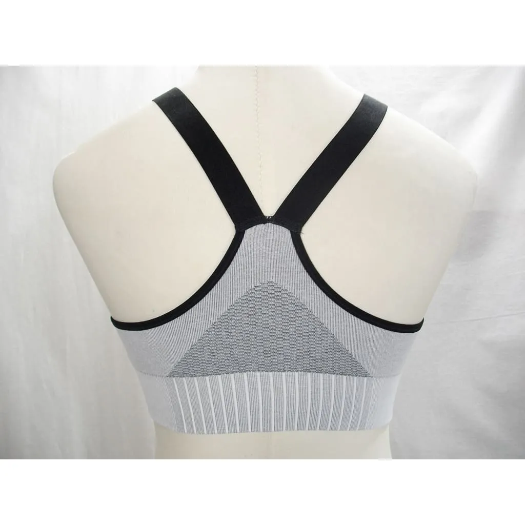 Champion B9477 Seamless Shape Wire Free Y-Back Bra MEDIUM Black & White NWT