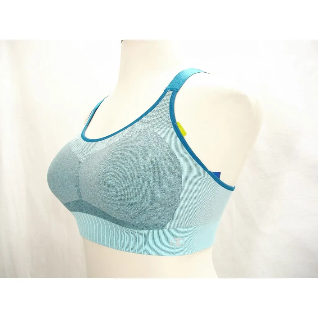 Champion B9477 Seamless Shape Wire Free Y-Back Bra SMALL Caste Teal NWT