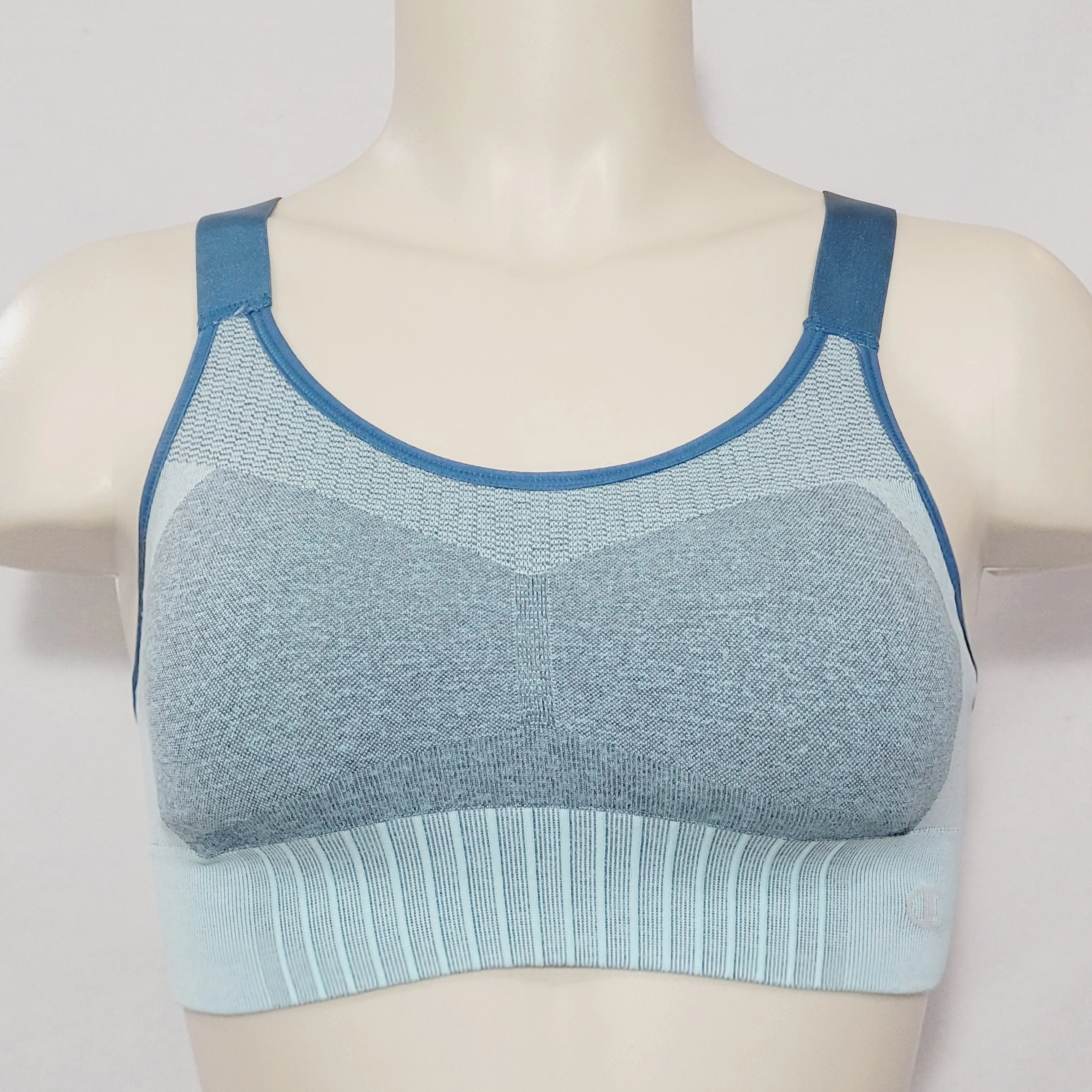 Champion B9477 Seamless Shape Wire Free Y-Back Bra SMALL Caste Teal NWT