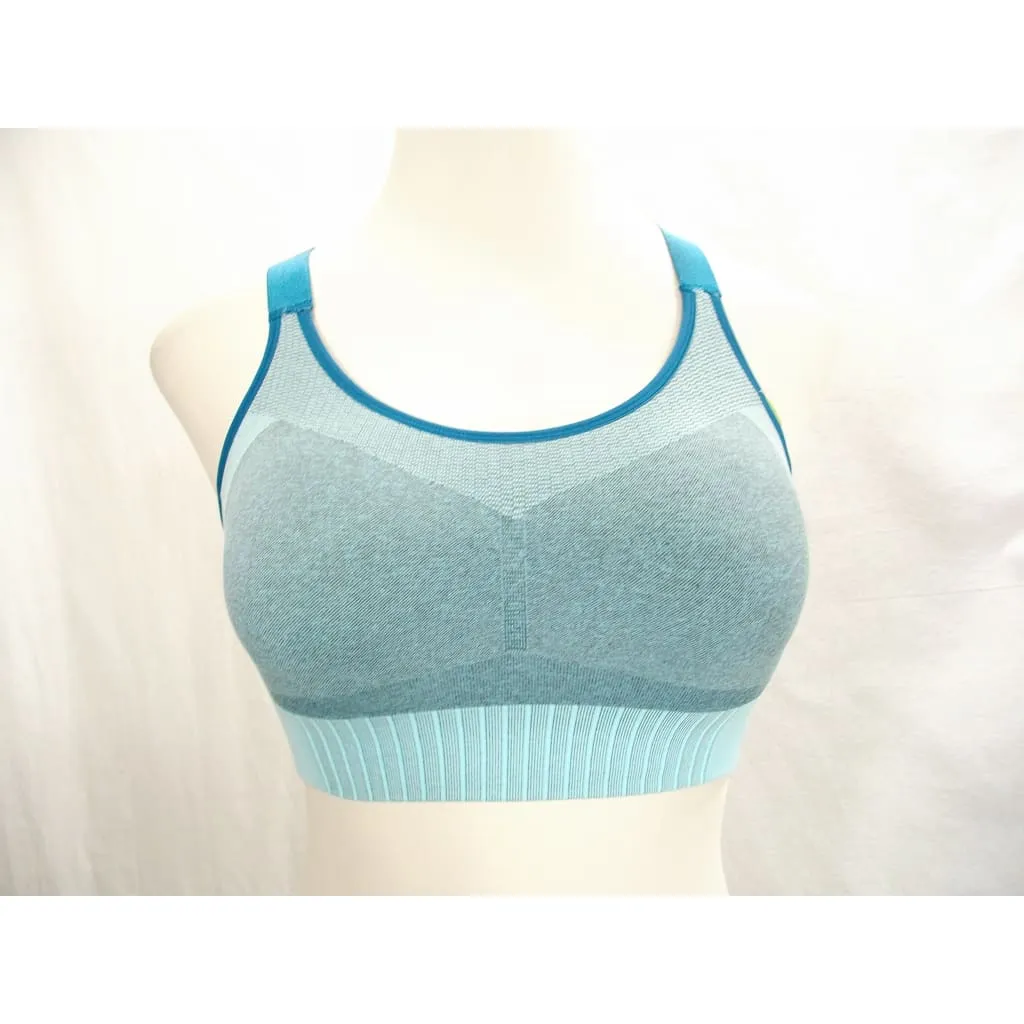 Champion B9477 Seamless Shape Wire Free Y-Back Bra SMALL Caste Teal NWT