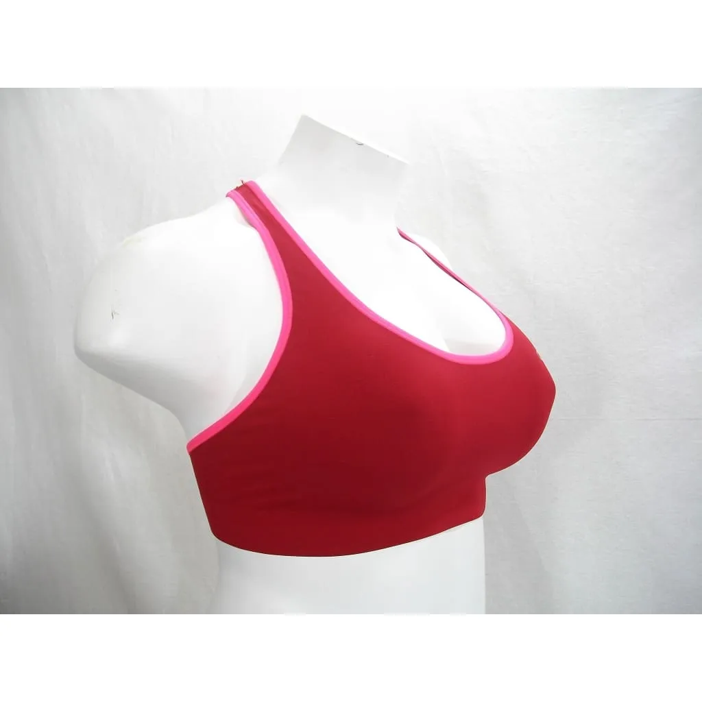 Champion B9504 Absolute Racerback Sports Bra with SmoothTec Band LARGE Armature Red NWT