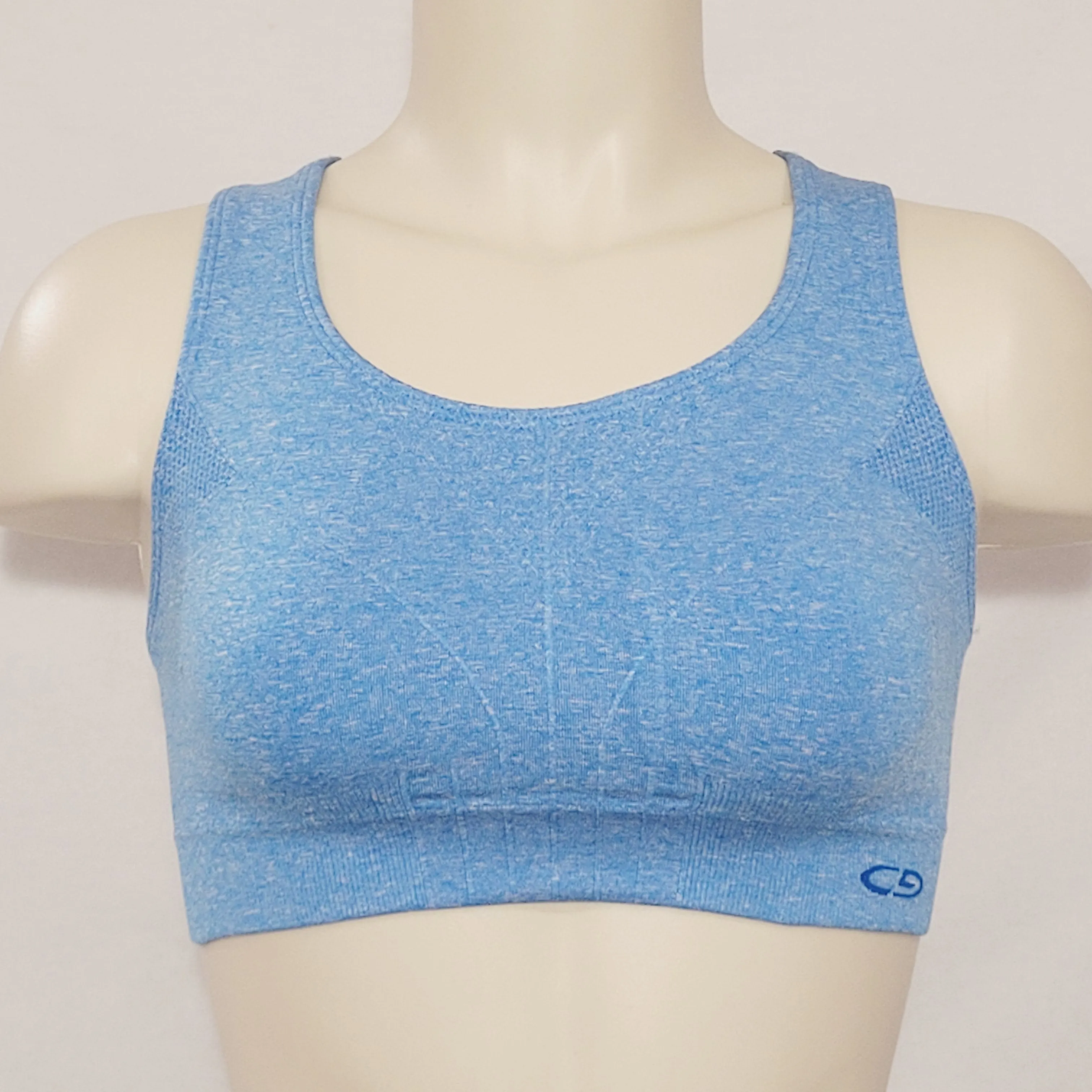 Champion N9526 Duo Dry Max Racerback Wire Free Sports Bra MEDIUM Blue NWOT