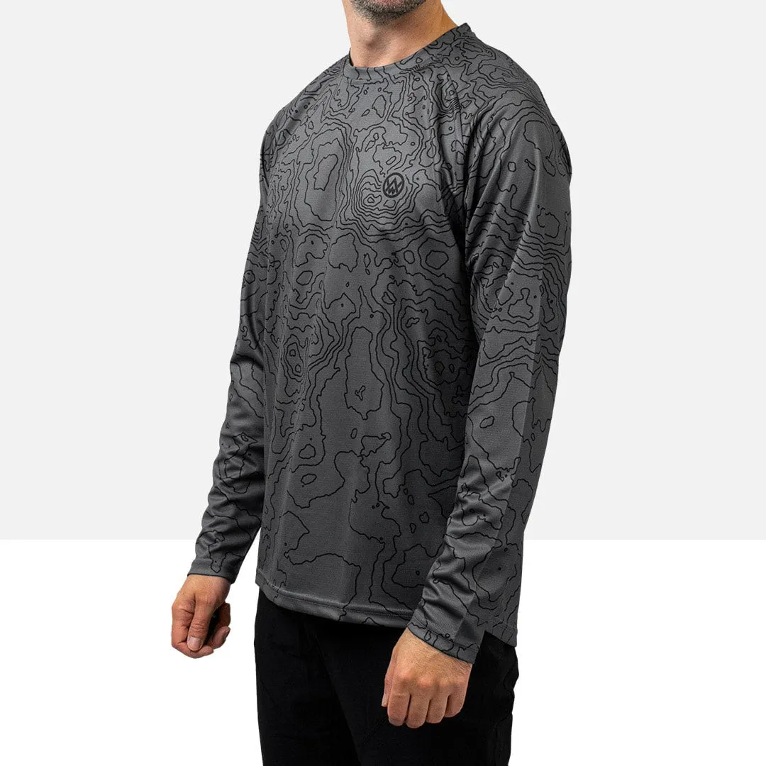 Contour Slate Long Sleeve MTB Jersey