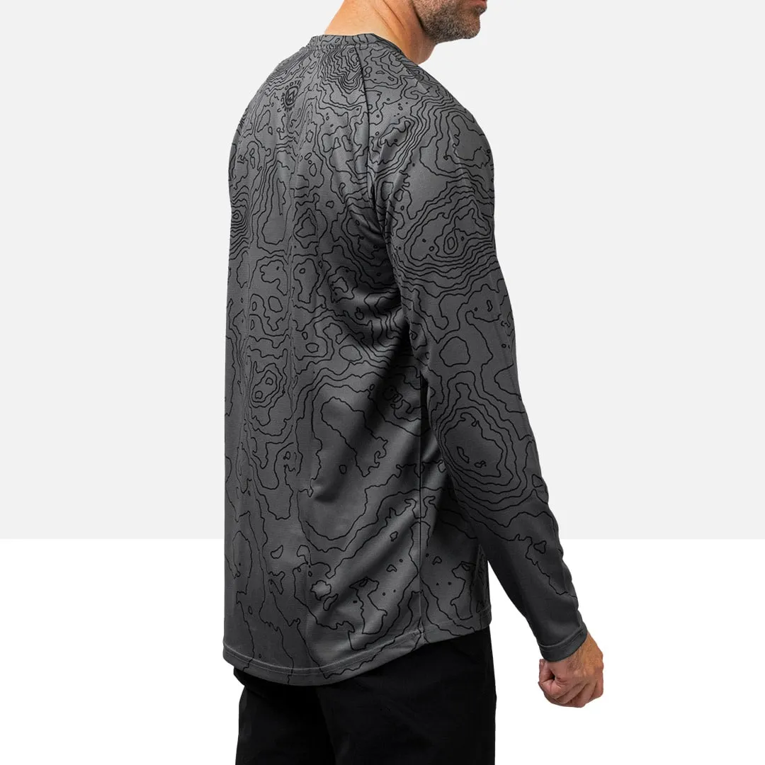 Contour Slate Long Sleeve MTB Jersey