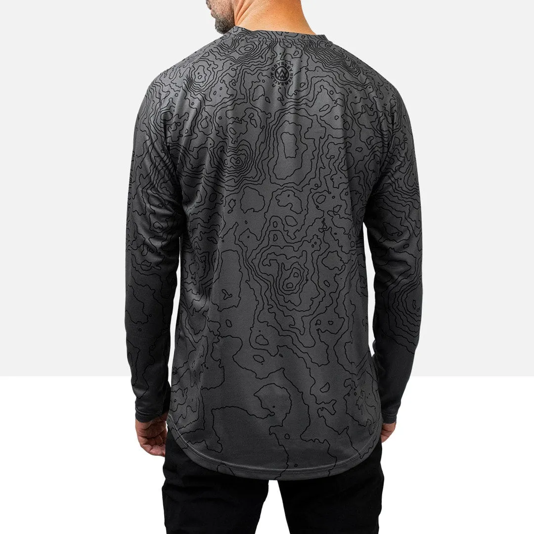 Contour Slate Long Sleeve MTB Jersey