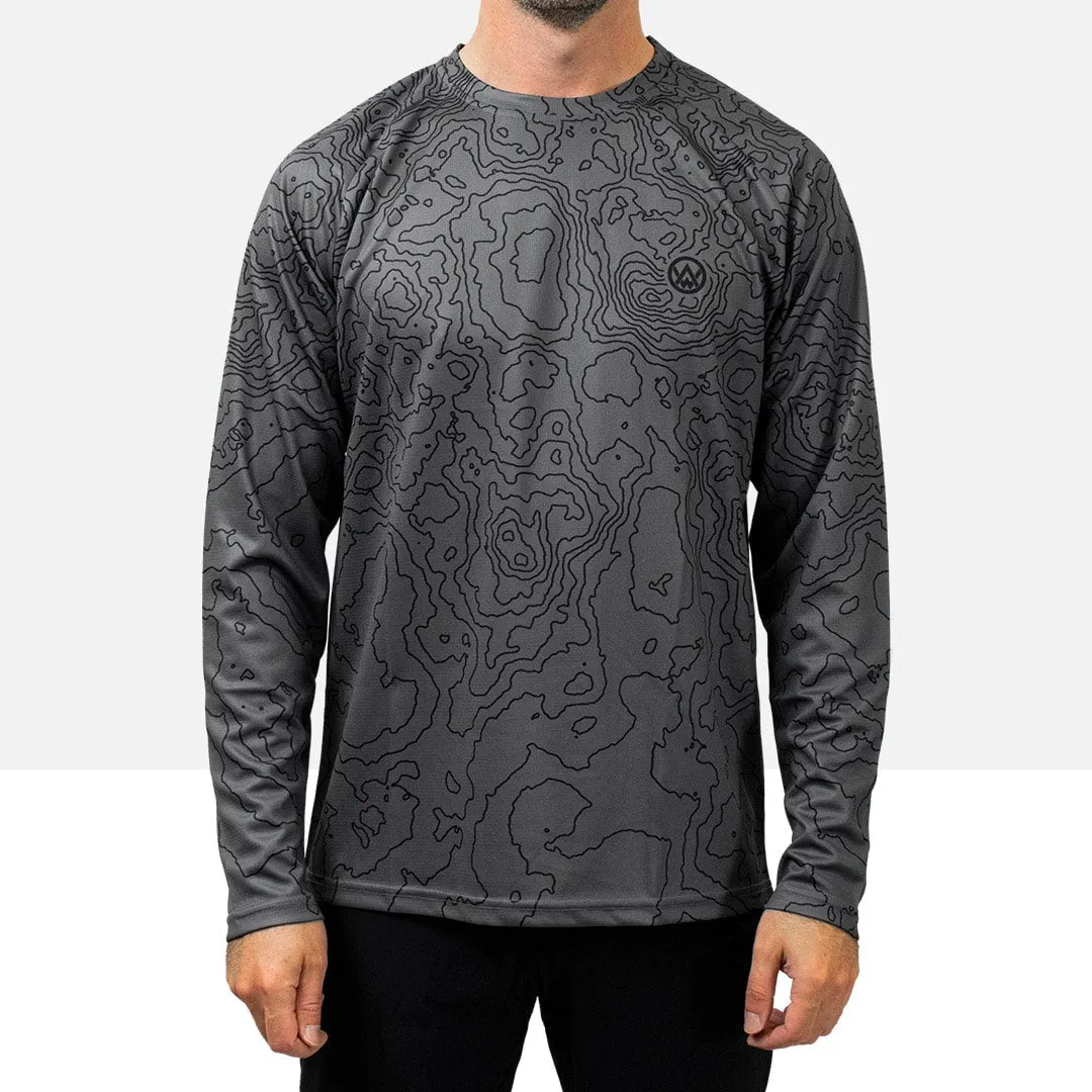 Contour Slate Long Sleeve MTB Jersey