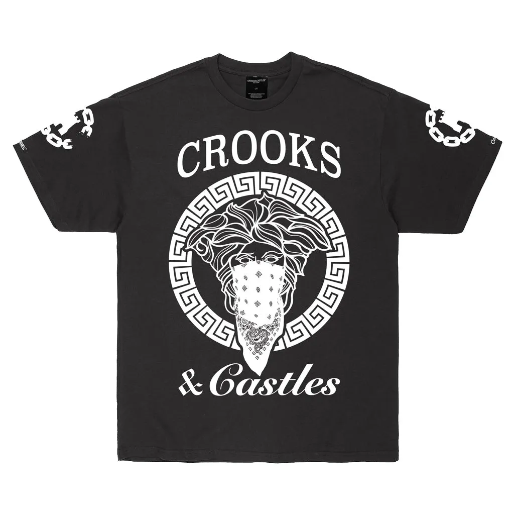 Crooks & Castles Bandito Timeless Split Hem Tee Black