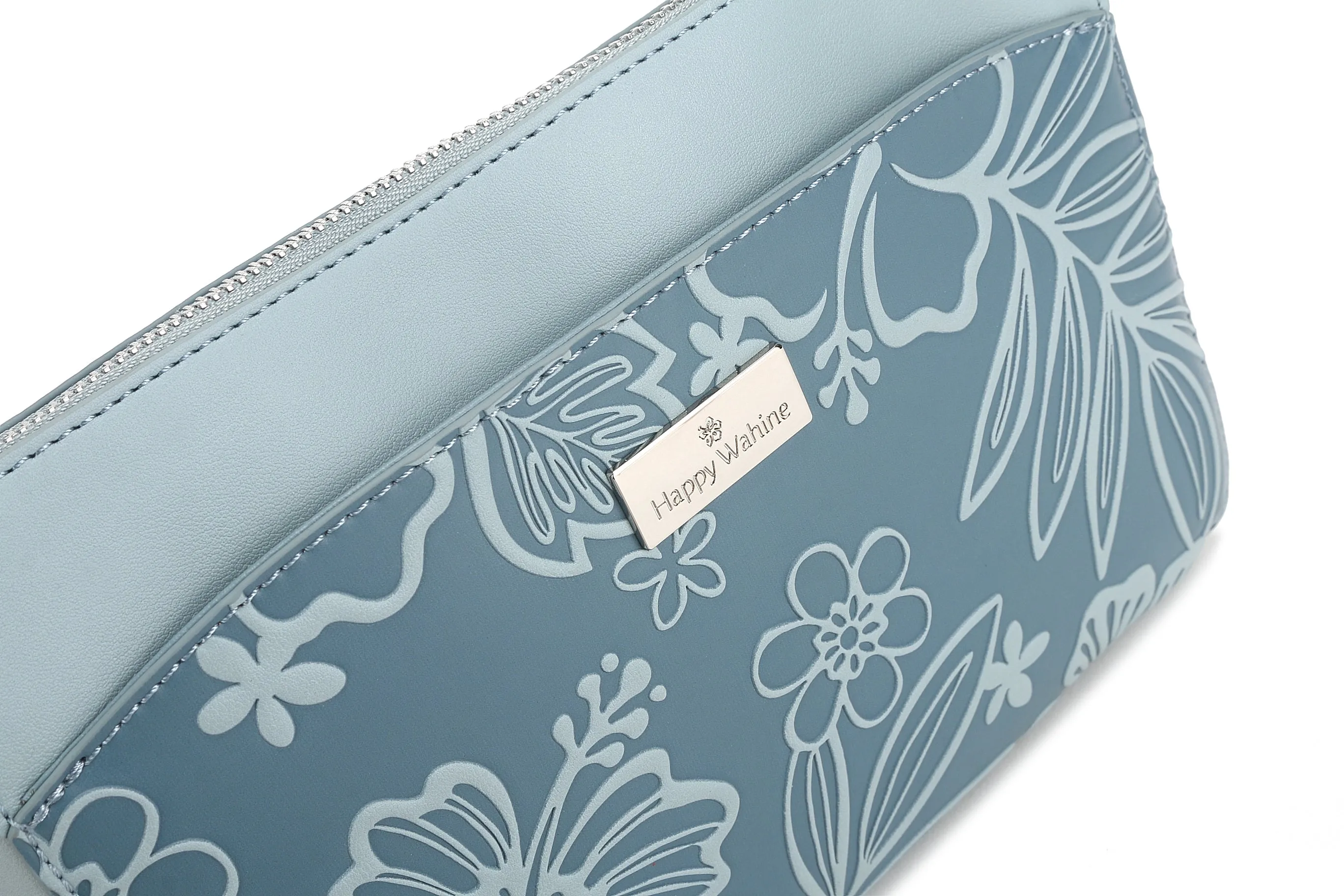 Crossbody Brittney Cherry Blossom Embossed Blue