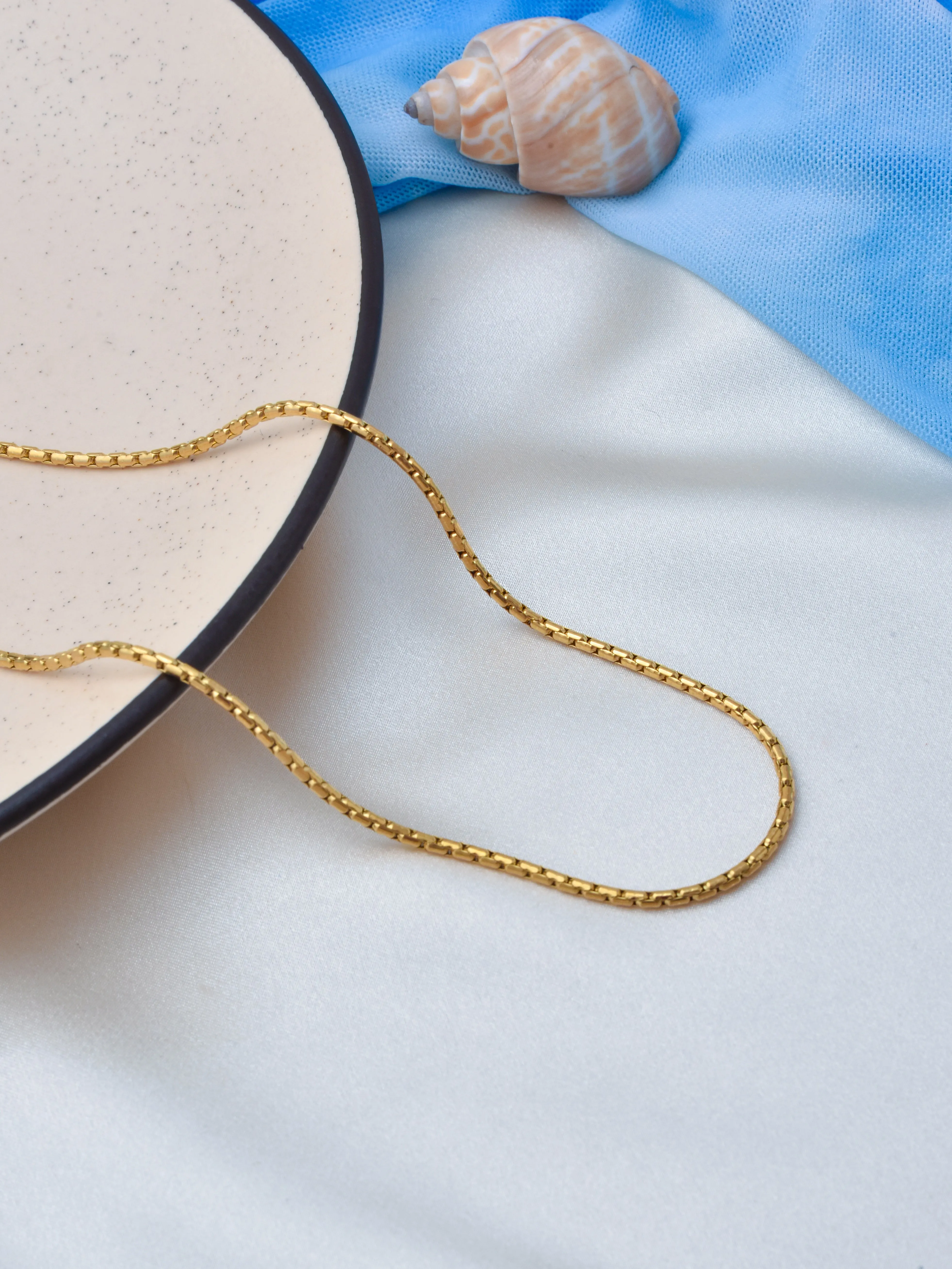 Dainty Waterproof Zip Chain