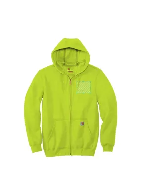 Embroidered Carhartt ® Midweight Hooded Zip-Front Sweatshirt