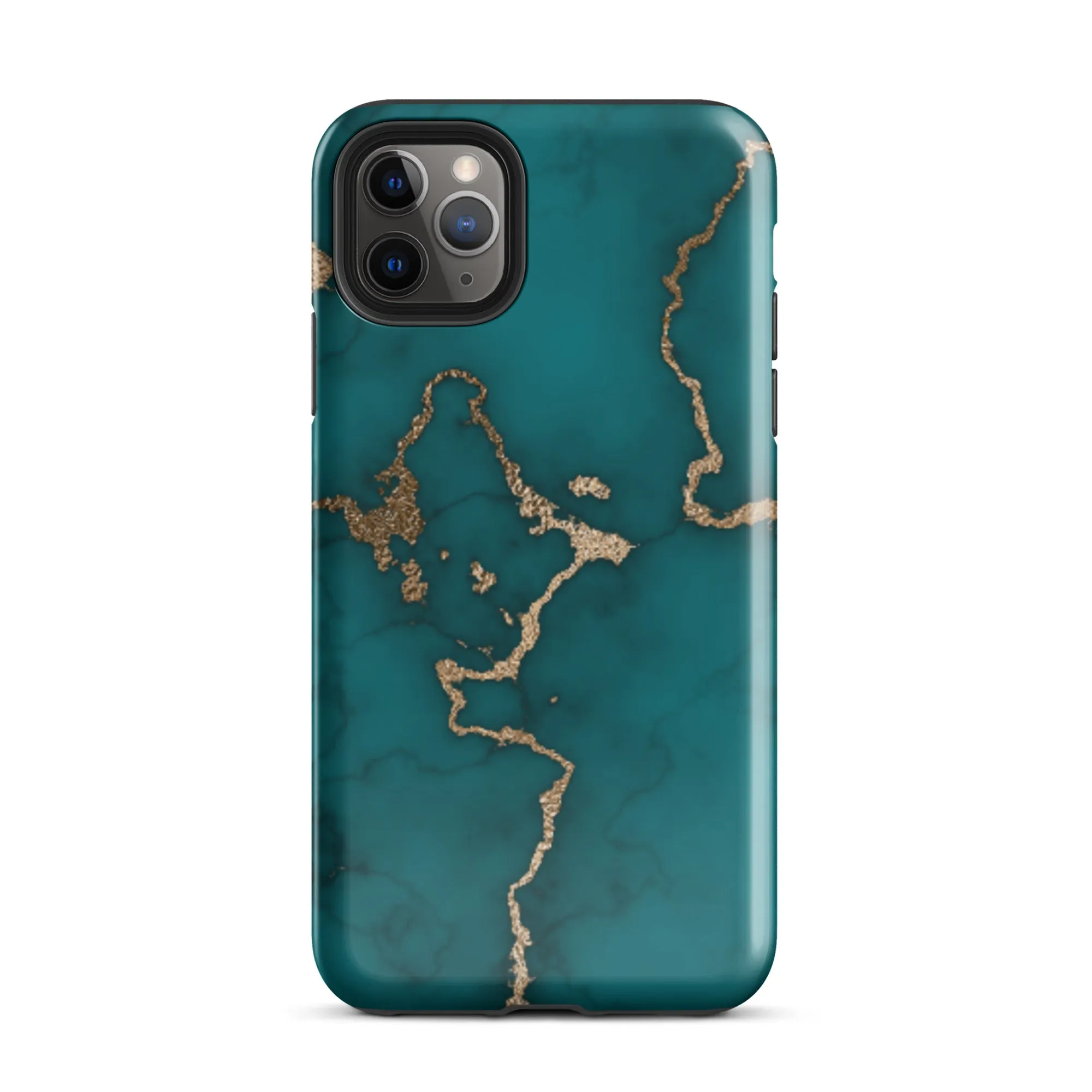 Emerald Elegance Premium iPhone Case