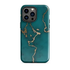 Emerald Elegance Premium iPhone Case