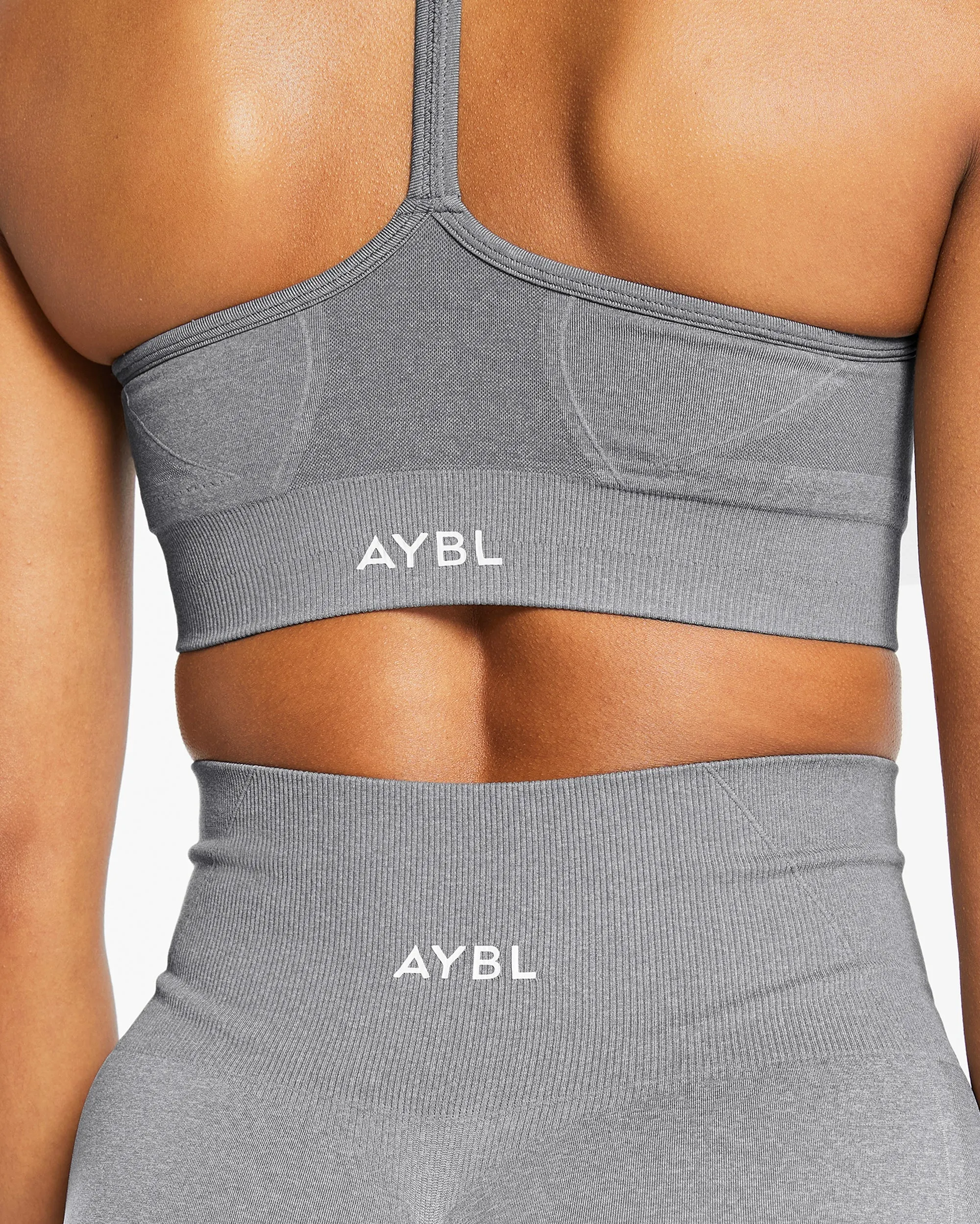 Empower Seamless Sports Bra - Grey Marl