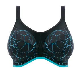 Energise UW Sports Bra with J Hook Blue Lightning